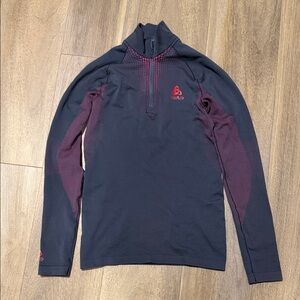 Odlo THE BERRA GRAPHIC HALF ZIP